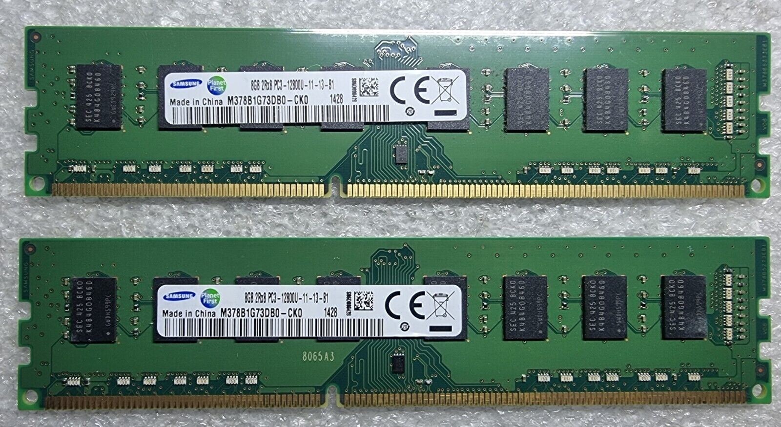 Samsung m378b1g73db0-ck0?Samsung 8?GB 2rx8?pc3???12800u Desktop - 240-Pin DIMM: Samsung M378B1G73DB0-CK0 - 8GB (1x8GB